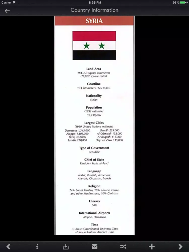 Capturas de pantalla de Atlas of the Middle East Guide! iPad 