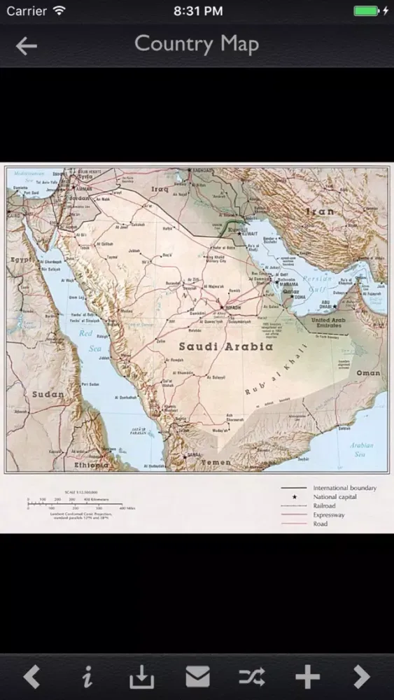 Capturas de pantalla de Atlas of the Middle East Guide!