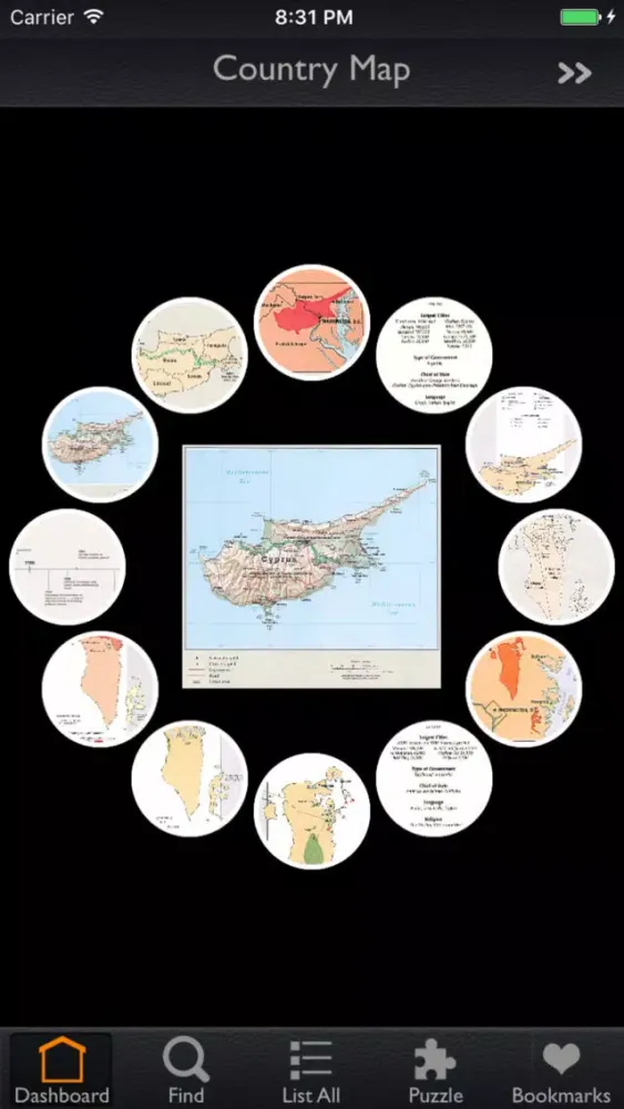 Capturas de pantalla de Atlas of the Middle East Guide!