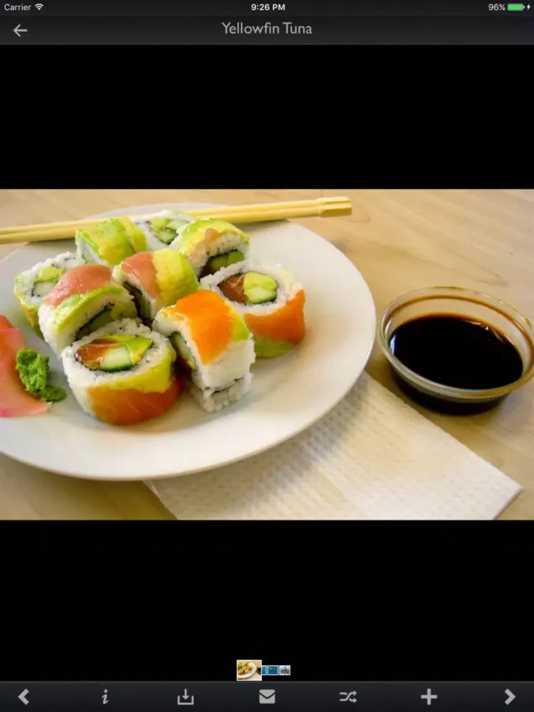 Capturas de tela do High-Protein Foods Details iPad 