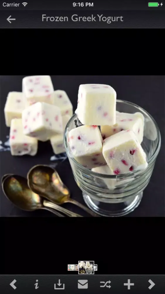 Capturas de tela do High-Protein Foods Details