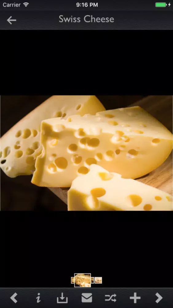 Capturas de tela do High-Protein Foods Details