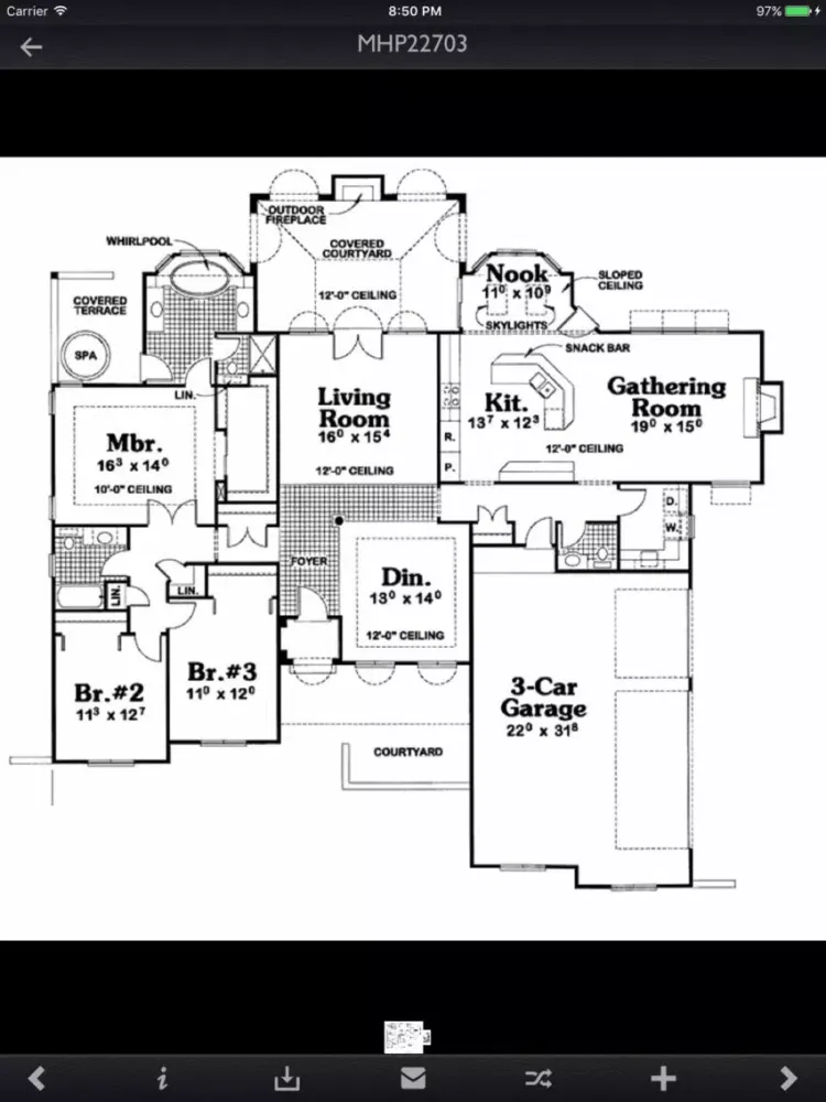 Capturas de tela do Mission House Plans Advisor iPad 