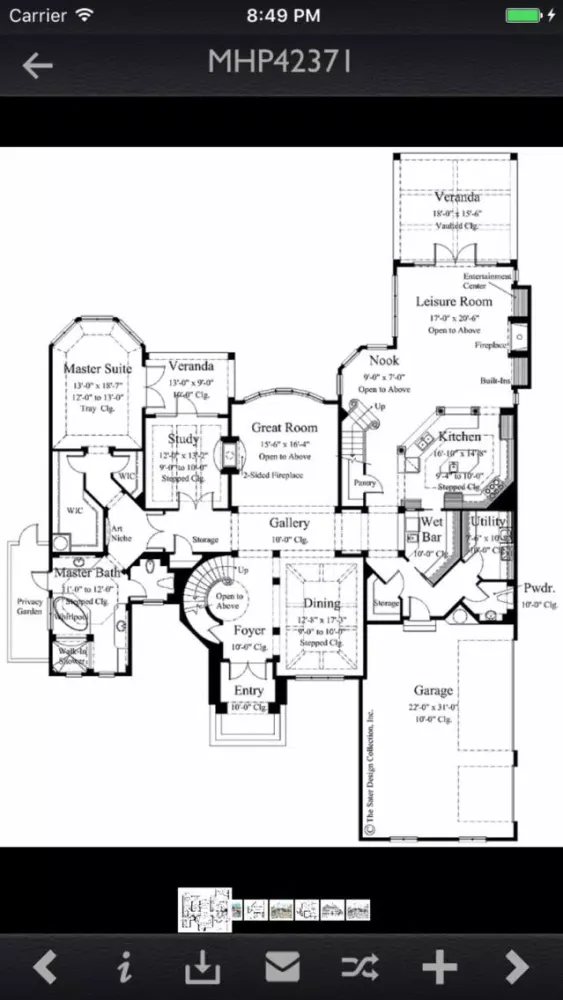 Capturas de tela do Mission House Plans Advisor
