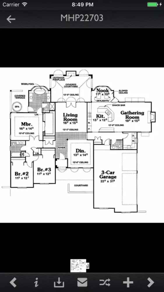 Capturas de tela do Mission House Plans Advisor
