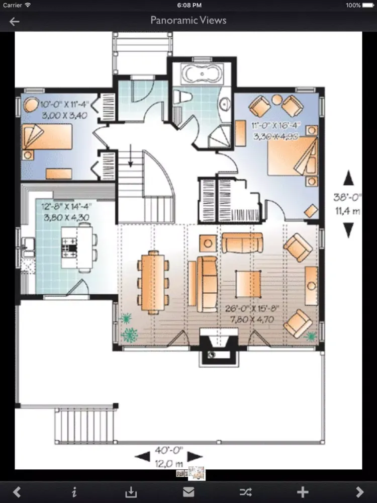 Скриншоты Mountain House Plans Info! iPad 