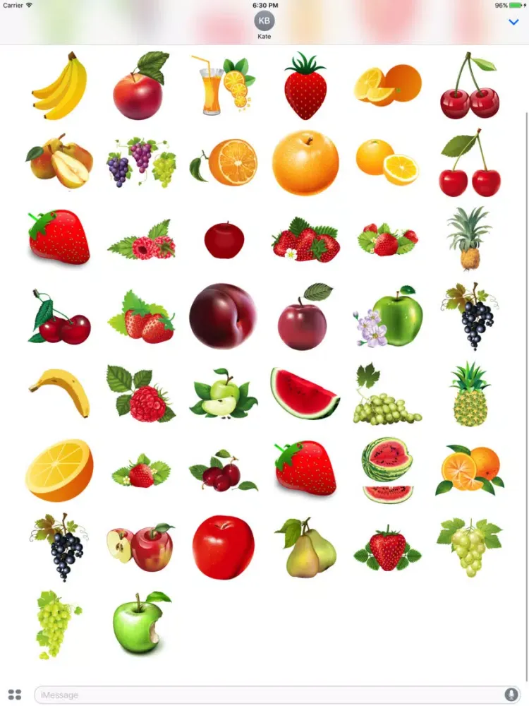 Best Cartoon Fruits Pack iPad  Screenshots