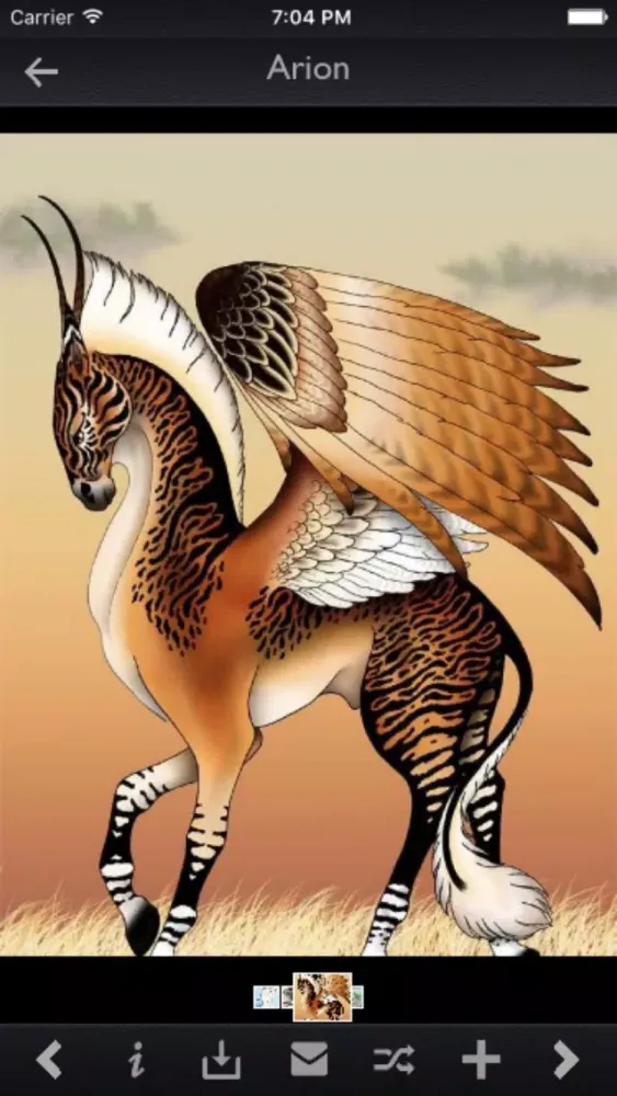Zrzuty ekranu Mythical Creatures Info