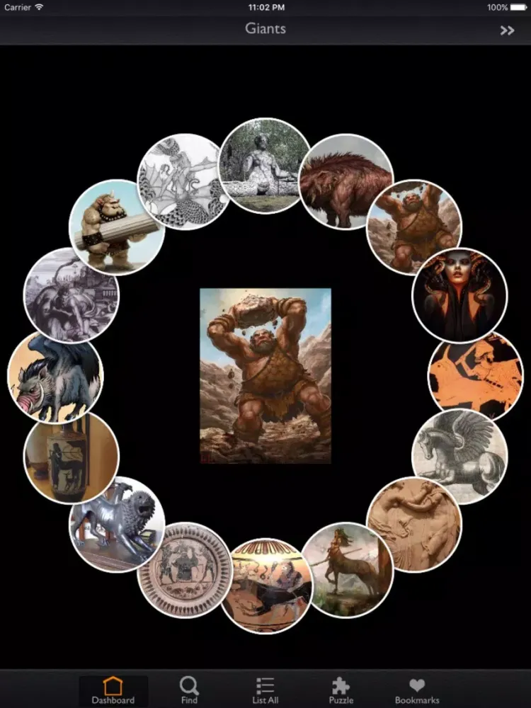 Captures d'écran de Greek Mithology Info iPad 