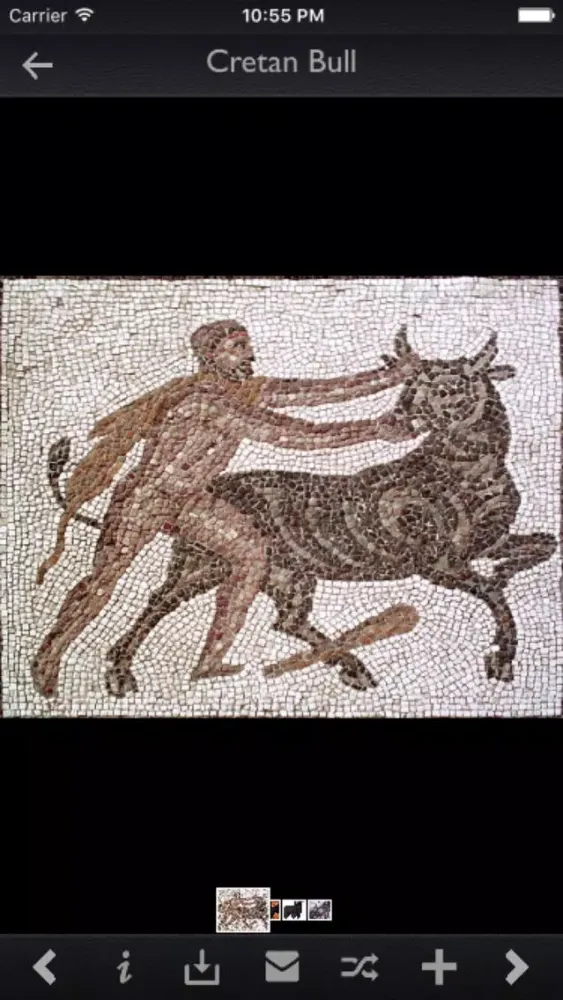 Captures d'écran de Greek Mithology Info