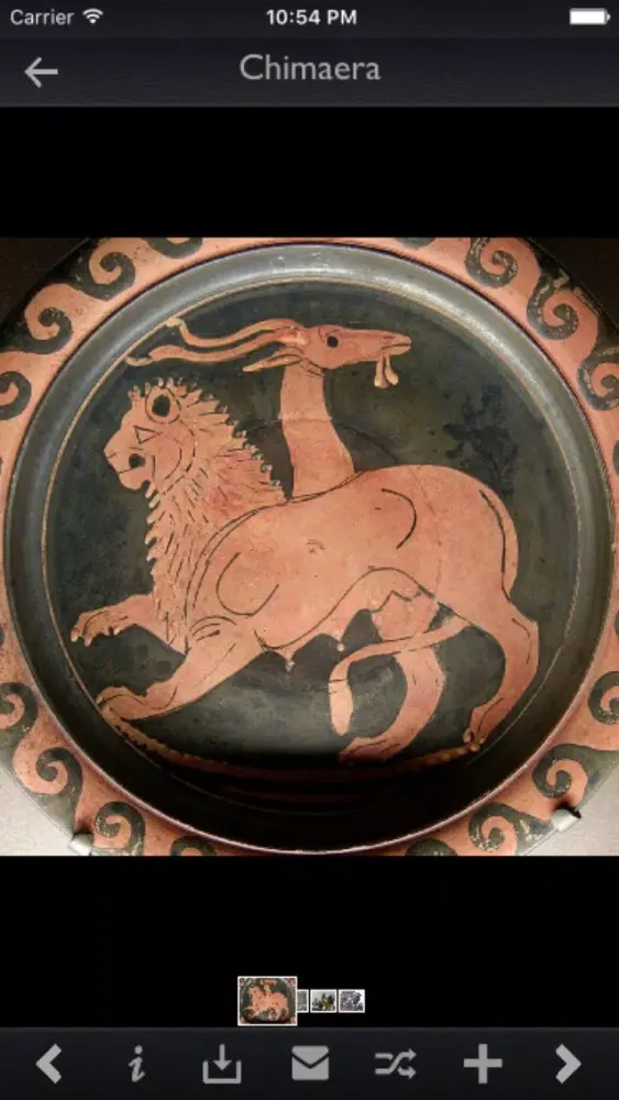 Captures d'écran de Greek Mithology Info