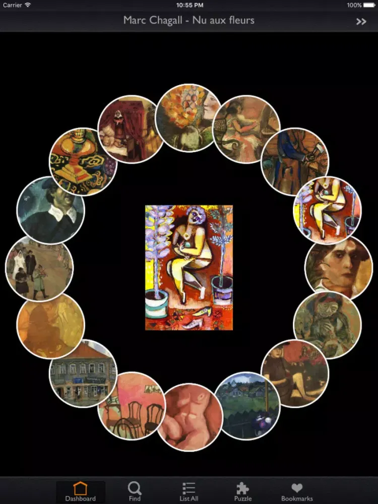Marc Chagall Art! iPad  Screenshots
