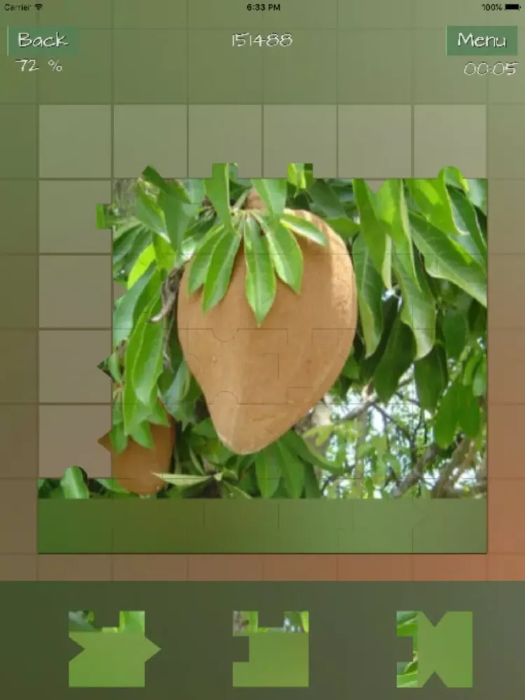 Скриншоты Fruits Great Puzzle iPad 