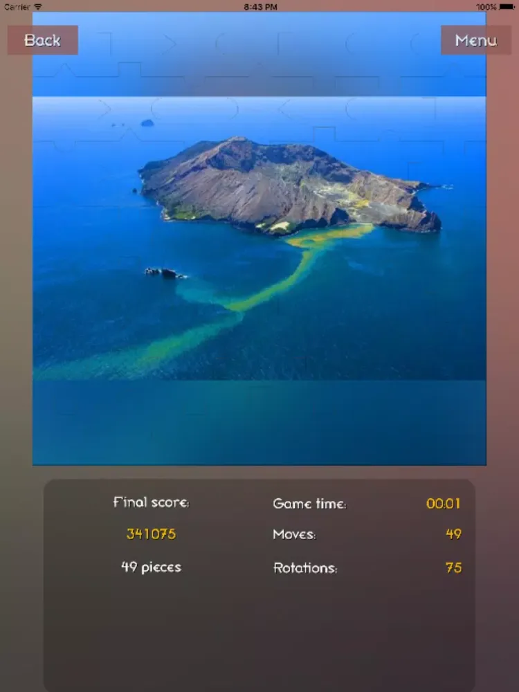 Volcanos Puzzle Zone iPad  स्क्रीनशॉट