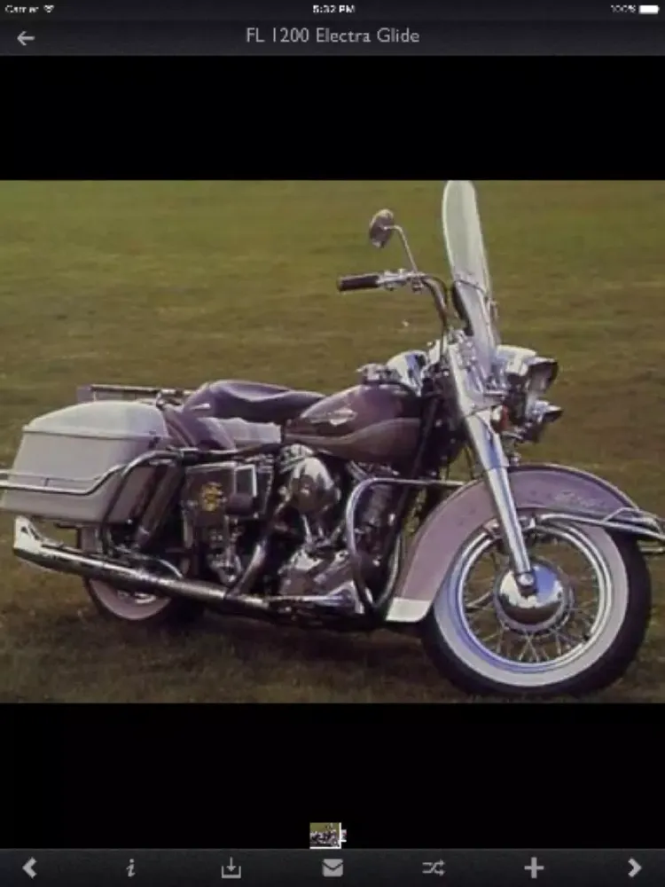 Motorcycles Harley-Davidson Info iPad  स्क्रीनशॉट