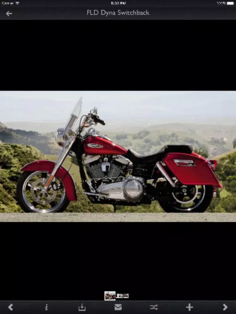 Motorcycles Harley-Davidson Info iPad  स्क्रीनशॉट