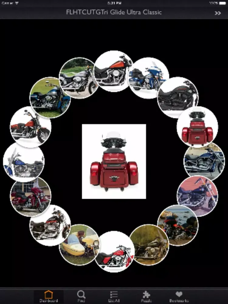 Motorcycles Harley-Davidson Info iPad  स्क्रीनशॉट