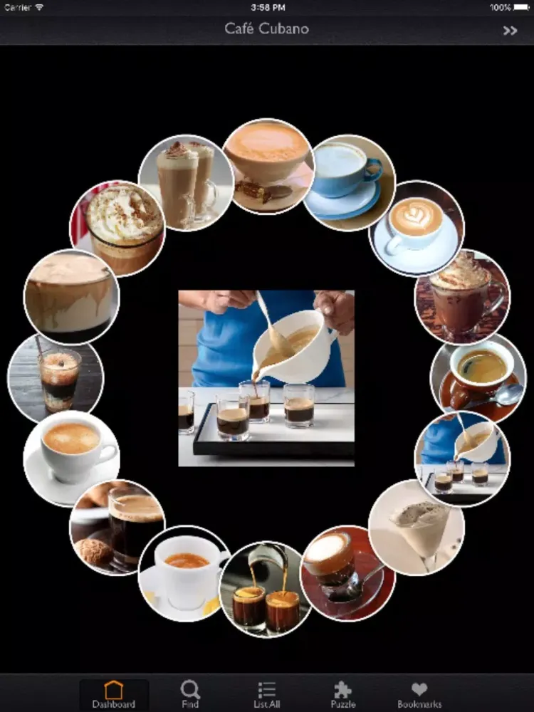 Coffee Drinks Info + iPad 应用截图