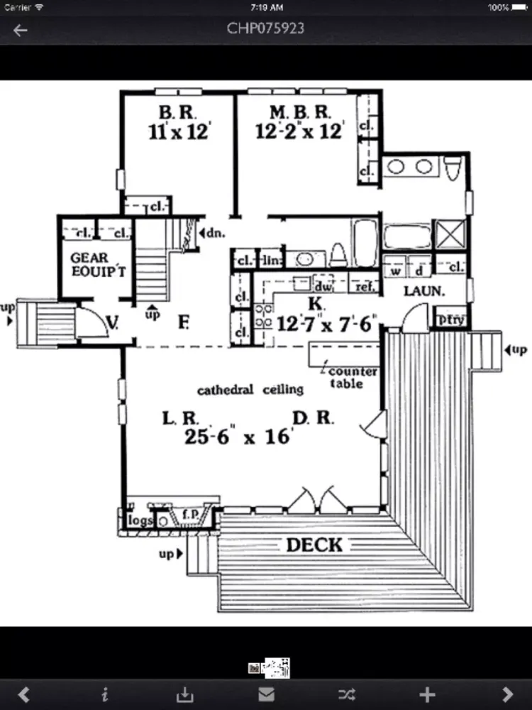 Zrzuty ekranu Cabin House Plans Info Pro iPad 