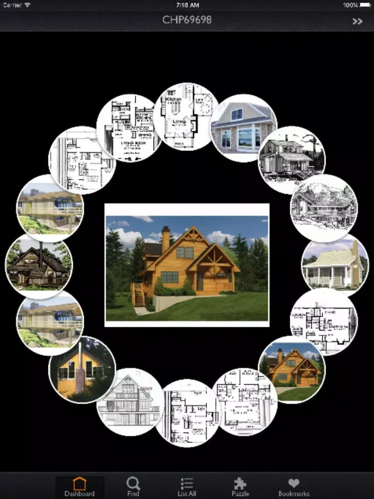 Zrzuty ekranu Cabin House Plans Info Pro iPad 