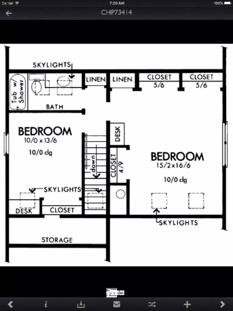Zrzuty ekranu Cabin House Plans Info Pro iPad 
