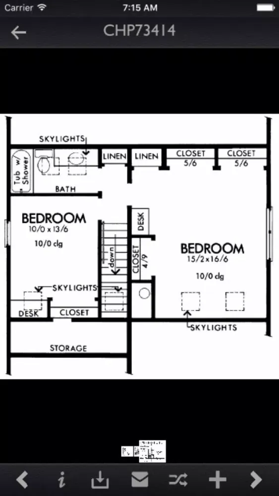 Zrzuty ekranu Cabin House Plans Info Pro