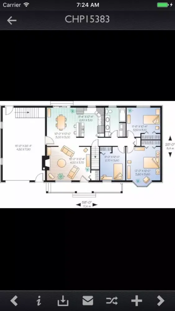 Tangkapan skrin Country House Plans Details