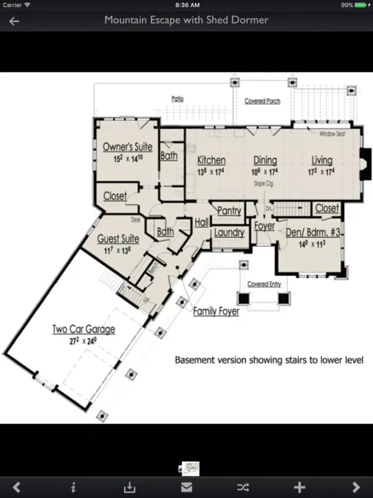 Mountain House Plans Info iPad 應用截圖