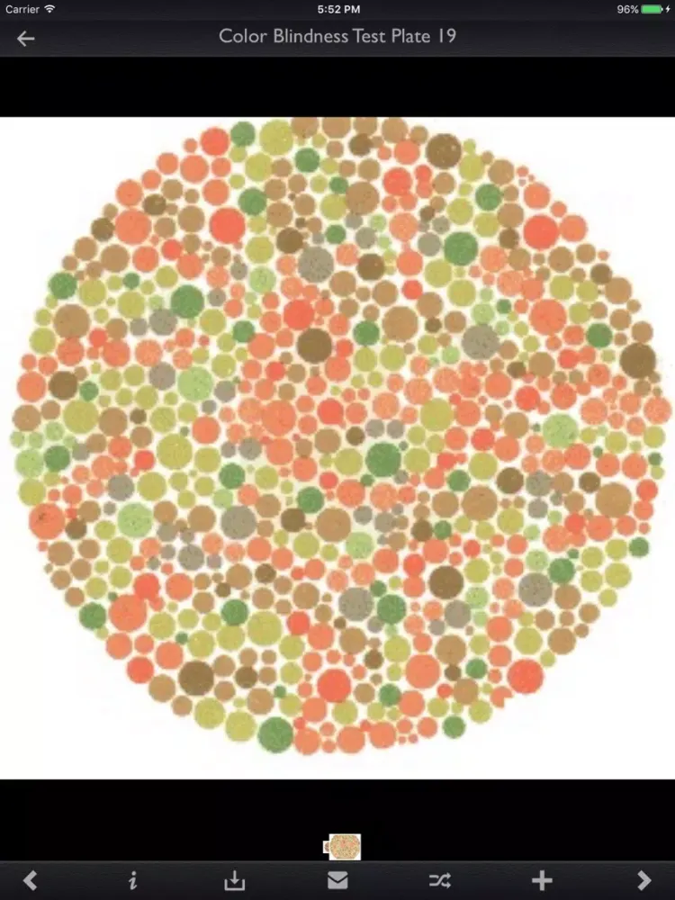 Captures d'écran de Color Blindness Test Info iPad 