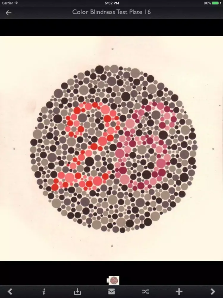 Captures d'écran de Color Blindness Test Info iPad 