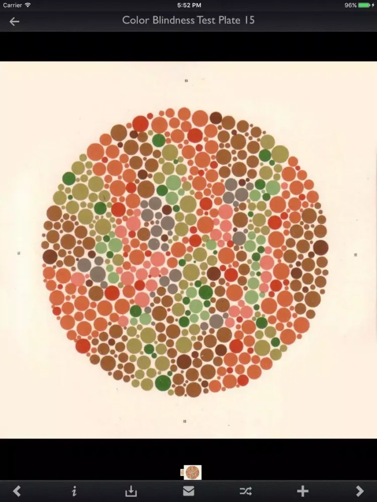 Captures d'écran de Color Blindness Test Info iPad 