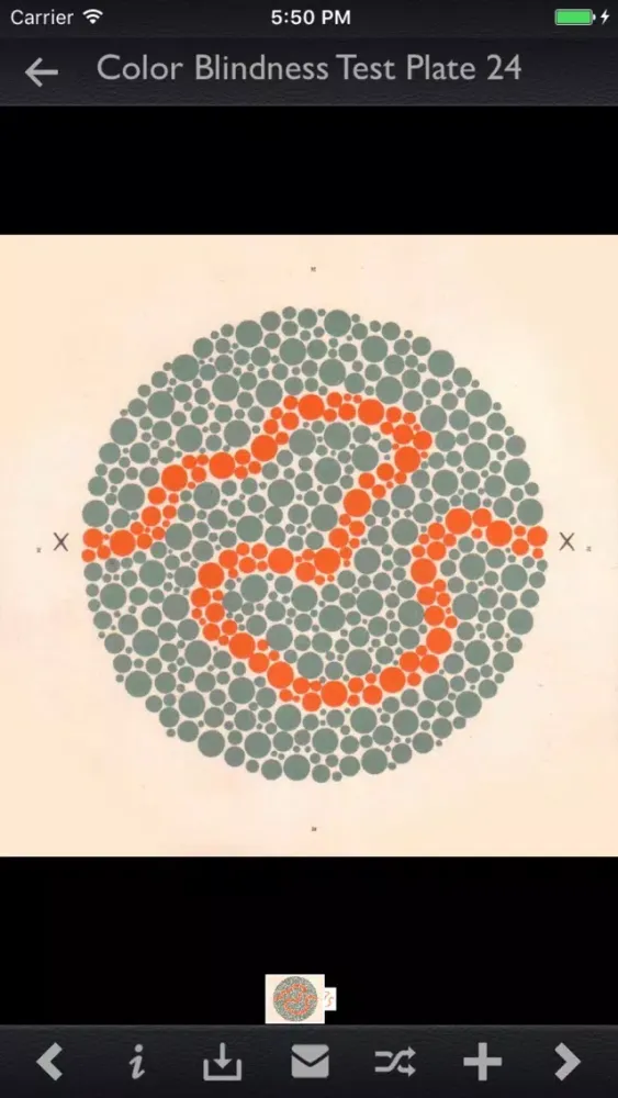 Captures d'écran de Color Blindness Test Info