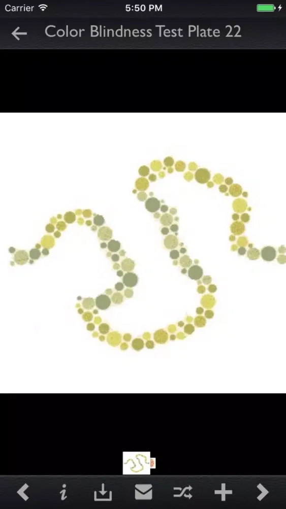 Captures d'écran de Color Blindness Test Info