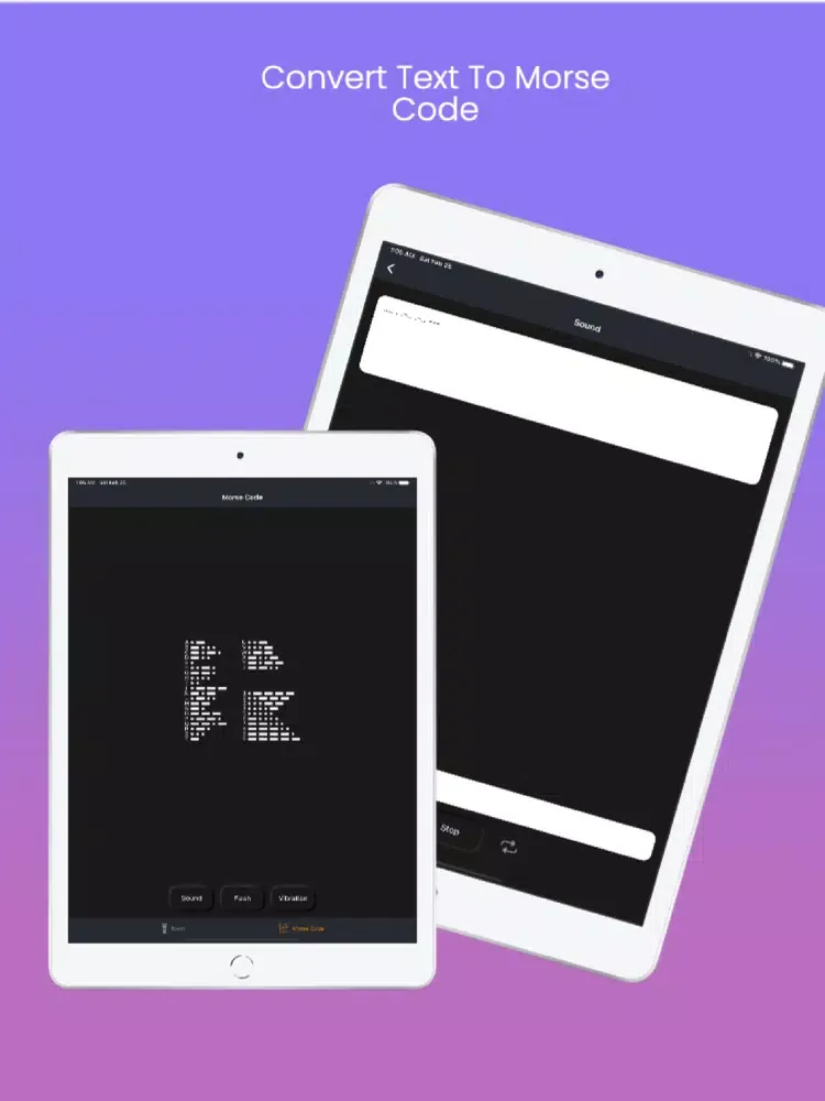 iFlasher: Torch & Morse Code iPad  Screenshots