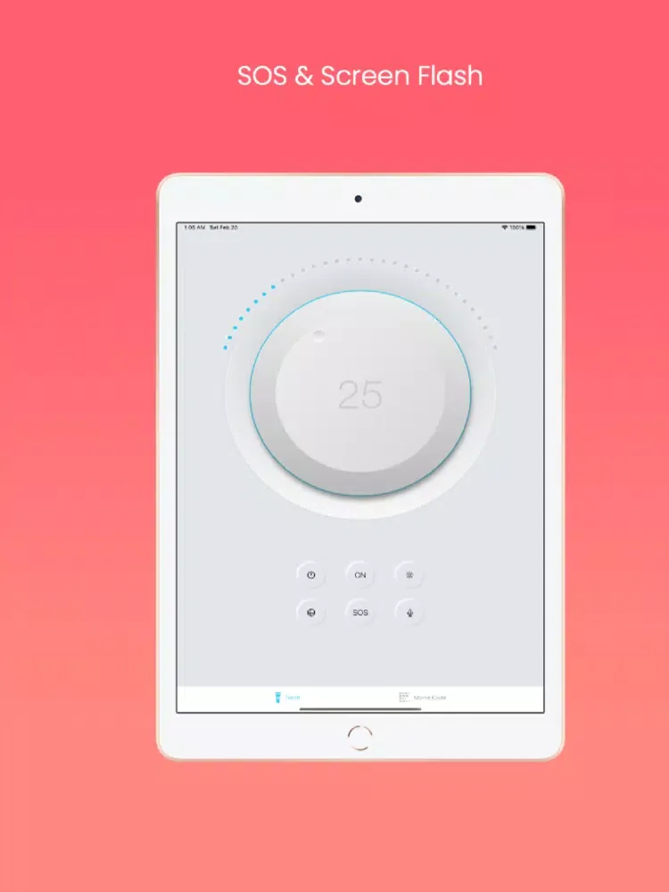 iFlasher: Torch & Morse Code iPad  Screenshots