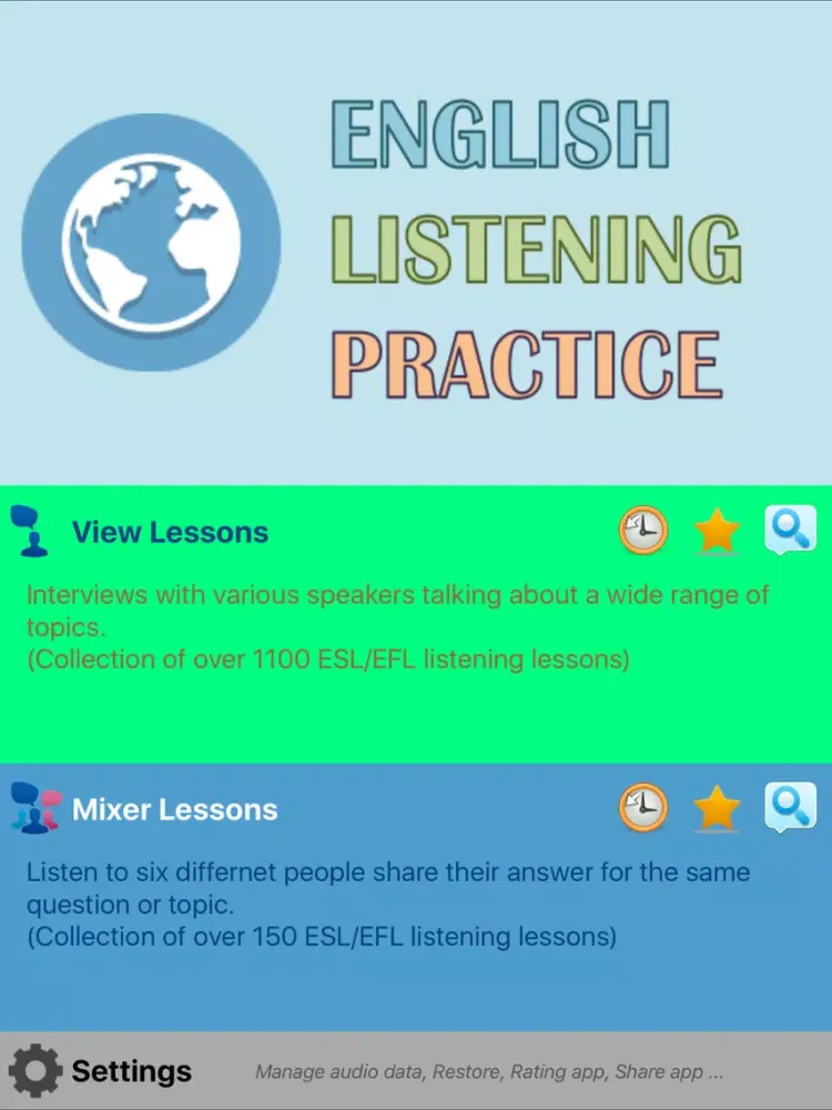 Captures d'écran de English Listening Practice - World Talks iPad 