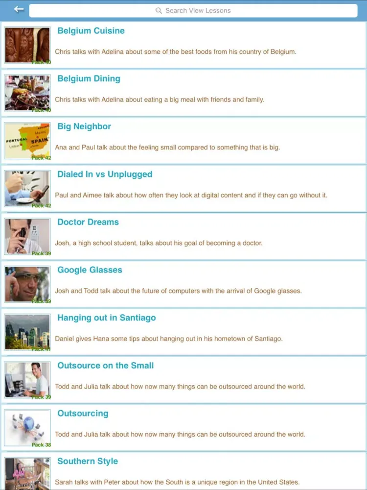 Captures d'écran de English Listening Practice - World Talks iPad 