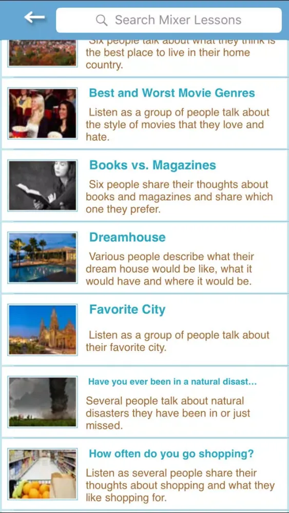 Captures d'écran de English Listening Practice - World Talks