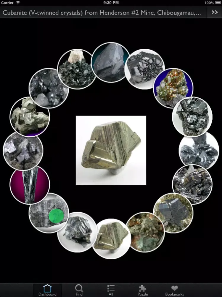 Minerals Encyclopedia Pro iPad  Ekran Görüntüleri