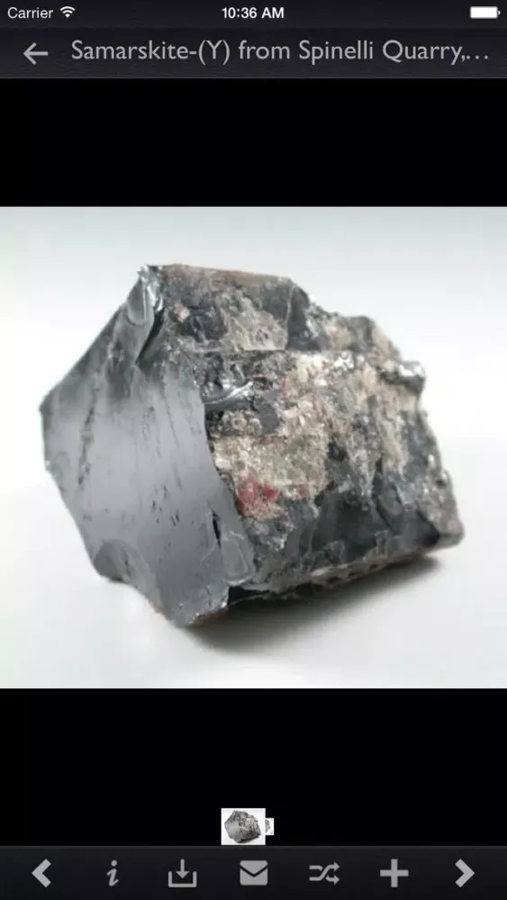 Minerals Encyclopedia Pro Ekran Görüntüleri