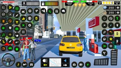 Zrzuty ekranu City Car Driving: Taxi Games