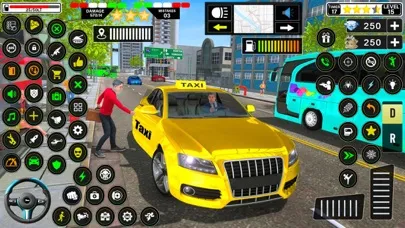 Zrzuty ekranu City Car Driving: Taxi Games