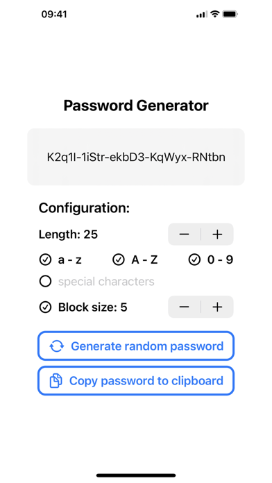 PassGen - Password Generator 스크린샷