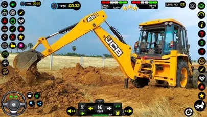 Snow Excavator JCB Simulator سکرین شاٹس