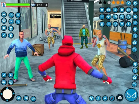 Capturas de tela do Rope Hero Spider Fighter Games iPad 