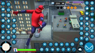 Capturas de tela do Rope Hero Spider Fighter Games