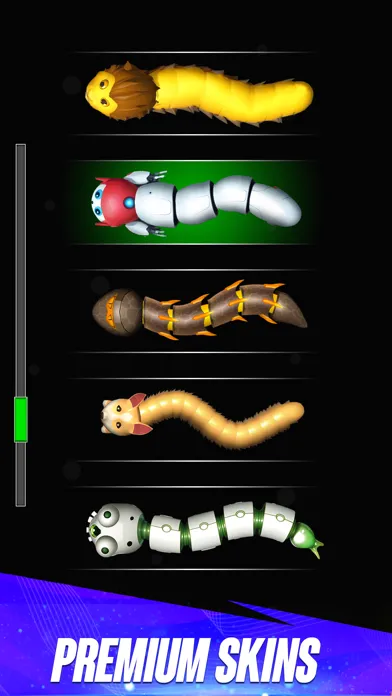Screenshot di Tangled Worms Clash