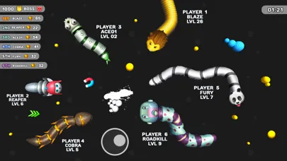Screenshot di Tangled Worms Clash