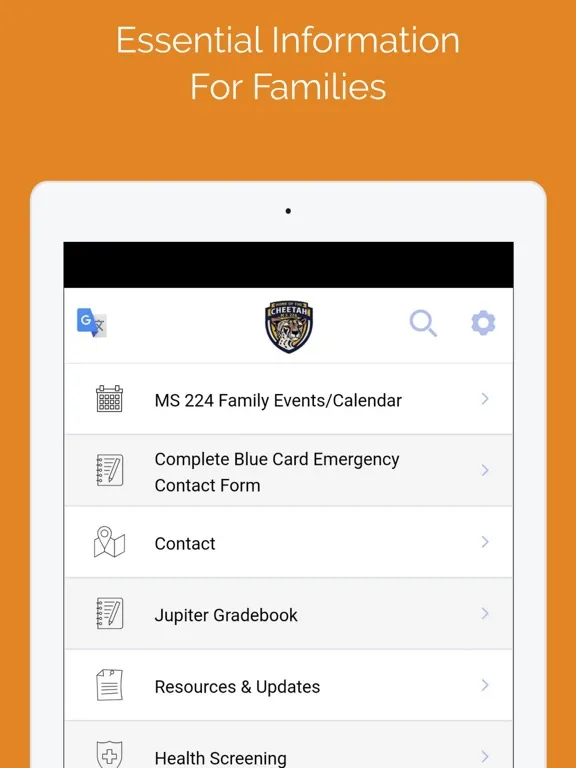 Ảnh chụp màn hình của MS 224 Exploration Discovery iPad 