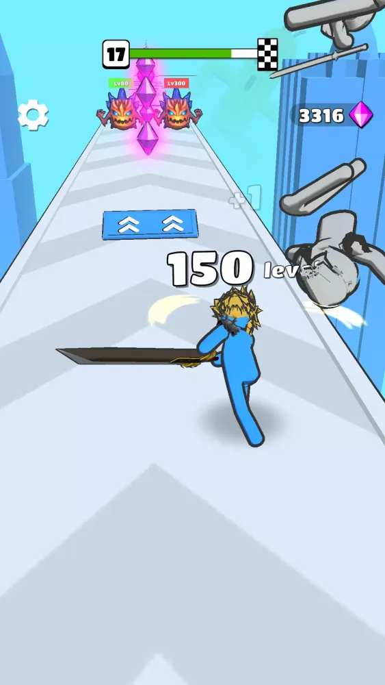 Capturas de tela do Big Sword Leveling
